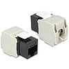 Delock Keystone Module RJ45 anya  LSA Cat.6 UTP fekete (86340)