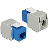 Delock Keystone Module RJ45 female  LSA Cat.6 UTP blue (86343)