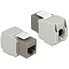 Delock Keystone Module RJ45 female  LSA Cat.6 UTP grey (86342)