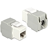 Delock Keystone Module RJ45 female  LSA Cat.6 UTP white (86341)