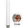 Delock LTE Antenna N Plug 2.5 dBi Omnidirectional Fix White Outdoor (88980)