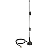 Delock LTE Antenna TS-9 Plug 2 - 3 dBi omnidirectional magnetical base fixed black (12480)