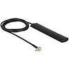 Delock LTE Antenna TS-9 plug 3 dBi omnidirectional fixed black adhesive mounting (12479)