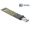 Delock M.2 NVMe PCIe SSD átalakító USB 3.1 Gen 2-vel (64069)