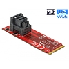 Delock Mini PCIe adapter  M.2 aljzat E nyílással (63909)