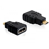 Delock nagy sebességű adapter HDMI - micro D apa  A anya (65242)