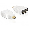 Delock nagy sebességű HDMI adapter - micro D apa  A anya (65276)