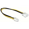 Delock P4 apa Molex 4 tűs apa, 30 cm-es hálózati kábel (65611)