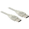 Delock USB 2.0-s kábel A-típusú csatlakozódugóval  USB 2.0-s, A-típusú csatlakozódugóval 2 m (83889)