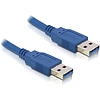 Delock USB3.0-A (apa/apa), 2 méteres hosszabbító kábel (82535)