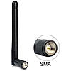 Delock WLAN 802.11 ac/a/h/b/g/n Antenna SMA 2 dBi omnidirectional joint (89437)