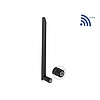 Delock WLAN 802.11 ac/ax/a antenna RP-SMA apa 5 dBi 20 cm hosszú kétirányú billenő csatlakozással ha (12637)