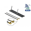 Delock WLAN 802.11 ac/ax/a/h/b/g/n ikerantenna, 2 x MHF I csatlakozódugó, 2,2 4,0 dBi, 2 x 15 cm- (12627)