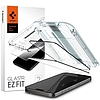 EDZETT ÜVEG Spigen GLAS.TR "EZ FIT" FC 2-CSOMAGOS IPHONE 15 PRO MAX FEKETE