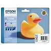 Epson T0556 Multipack Black Cyan Magenta Yellow tintapatron eredeti C13T05564010 (T0551 + T0552 + T0553 + T0554) Kacsa