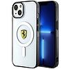 Ferrari FEHMP14SURKT iPhone 14 6.1" átlátszó/átlátszó keménytokos Outline Magsafe