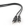 Gembird 2x 3,5 jack Audio 10m Black CCA-404-10M