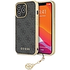 Guess GUHCP14LGF4GGR iPhone 14 Pro 6.1" szürke/szürke keménytokos 4G Charms Collection