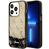 Guess GUHCP14LLC4PSGK iPhone 14 Pro 6.1" fekete/fekete keménytokos Liquid Glitter 4G Transculent