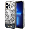 Guess GUHCP14XHGPLHG iPhone 14 Pro Max 6.7" szürke/szürke keménytokos porcelánkollekció