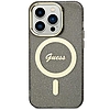 Guess GUHMN61HCMCGK iPhone 11 / Xr 6.1" fekete/fekete keménytok Glitter Gold MagSafe