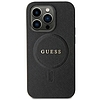 Guess GUHMN61PSAHMCK tok iPhone 11 / Xr telefonhoz - fekete Saffiano MagSafe