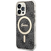 Guess GUHMP13LH4STK iPhone 13 Pro / 13 6.1" fekete/fekete keménytokos 4G MagSafe