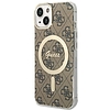 Guess GUHMP14MH4STW iPhone 14 Plus 6,7" barna/barna keménytokos 4G MagSafe