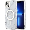 Guess GUHMP14MPCUMAH iPhone 14 Plus 6.7" fehér/fehér kemény tokos Marble MagSafe