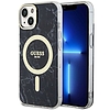 Guess GUHMP14MPCUMAK iPhone 14 Plus 6,7" fekete/fekete keménytokos Marble MagSafe