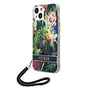 Guess GUOHCP14SHFLSB iPhone 14 6.1" kék/kék keménytokos virágszíj