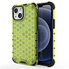 Honeycomb Case páncélburkolat TPU lökhárítóval iPhone 13 mini zöldhez