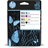 HP 6ZC73AE No.903 Multipack Bk C M Y  tintapatron eredeti (T6L87AE + T6L91AE + T6L9511A + T6L99AE)  utódja a HP HZ51-nek