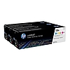 HP CF371AM No.128A CE321A + CE322A + CE323A Multipack Cyan Magenta Yellow lézertoner eredeti 1,3K