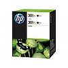 HP D8J45AE No.301XL Black Twin pack tintapatron eredeti (2xCH563EE)