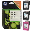 HP SD518AE No.300 Multipack Black + Color tintapatron eredeti (2xCC640EE CC643EE)