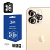 iPhone 14 Pro Max / 14 Pro 9H kameraüveg 3mk Lens Protection Pro sorozatú lencséhez - arany