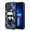 Karl Lagerfeld KLHCP13LPMNIKBL iPhone 13 Pro / 13 6.1" kemény tok, kék/kék Monogram Ikonik Patch