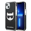 Karl Lagerfeld KLHCP13MTPECK iPhone 13 6.1"-os keménytokos fekete/fekete Choupette fej