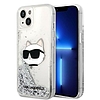 Karl Lagerfeld KLHCP14MLNHCCS iPhone 14 Plus 6,7" ezüst/ezüst keménytok, Glitter Choupette Head