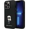 Karl Lagerfeld KLHCP14XSMHKNPK tok iPhone 14 Pro Max 6.7"-hez - fekete szilikon Ikonik fém tű