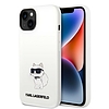 Karl Lagerfeld KLHMP14MSNCHBCH iPhone 14 Plus 6,7" kemény tok, fehér/fehér szilikon Choupette MagSafe