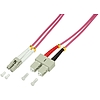 Logilink Fibre Patch Cord OM4 LC-SC 5,0m Duplex (FP4LS05)