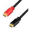 Logilink HDMI cable, A/M to A/M, 4K/60 Hz, amplifier, black/red, 15 m (CHV0101)