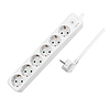 Logilink Outlet Strip, 6 safety sockets, white (LPS247)