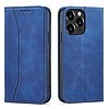 Magnet Fancy Case Case tok iPhone 13 Pro Pouch Card Kártyatartó Kék kártyatartóhoz