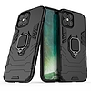 Ring Armor Case Kickstand strapabíró, masszív burkolat iPhone 12 Pro Max készülékhez, fekete