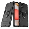 Ring Armor Case Kickstand strapabíró, masszív burkolat Samsung Galaxy A42 5G fekete