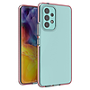 Spring Case cover gél TPU borítás színes kerettel Samsung Galaxy A73 világos rózsaszín