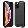 Techsuit - karbon szilikon - iPhone 12 Pro Max - fekete (KF23428)